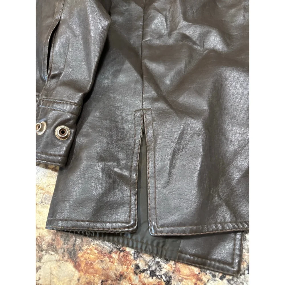 Vintage 70s/80s “Male Duds” Faux Leather Coat